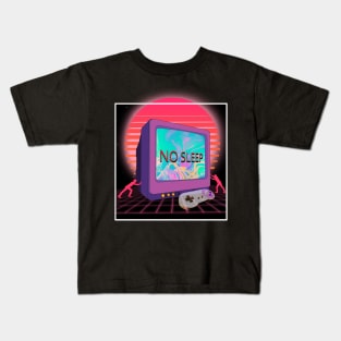 Retro Gamer No Sleep Kids T-Shirt